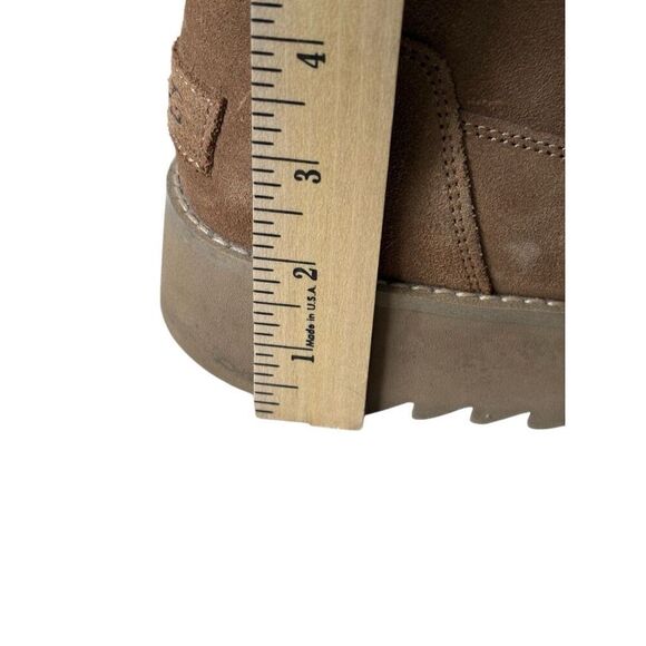 UGG Classic Rising Heel Platform Zip Boots size 7 Suede Tan Chestnut - Picture 8 of 11